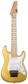 ESP LTD Javier Reyes V8 8-String - Metallic Gold