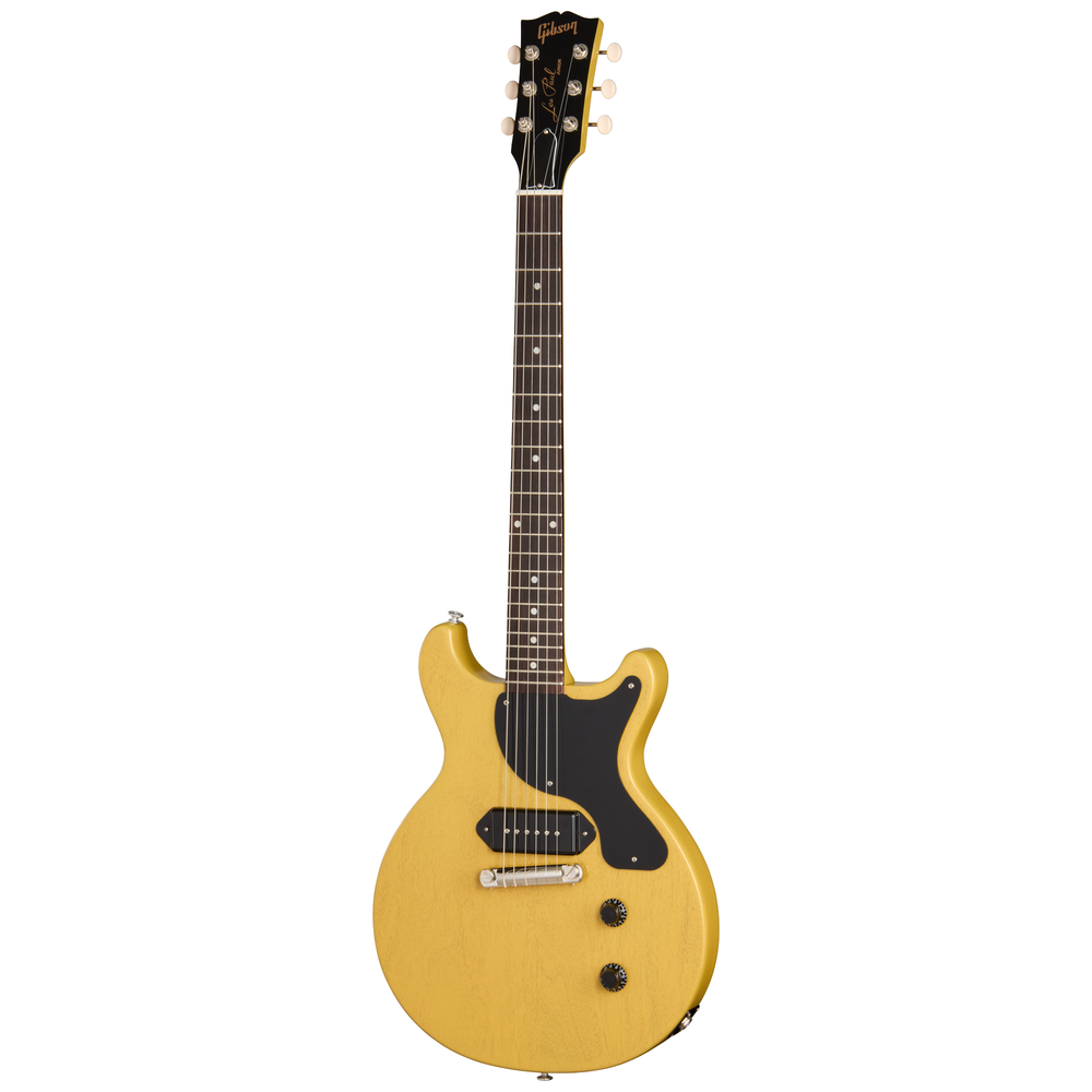 Gibson Les Paul Junior Double Cut - Black Pickguard - TV Yellow