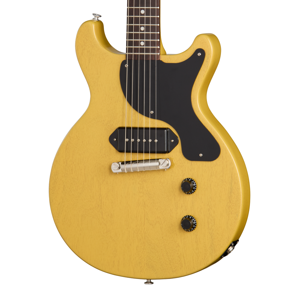 Gibson Les Paul Junior Double Cut - Black Pickguard - TV Yellow