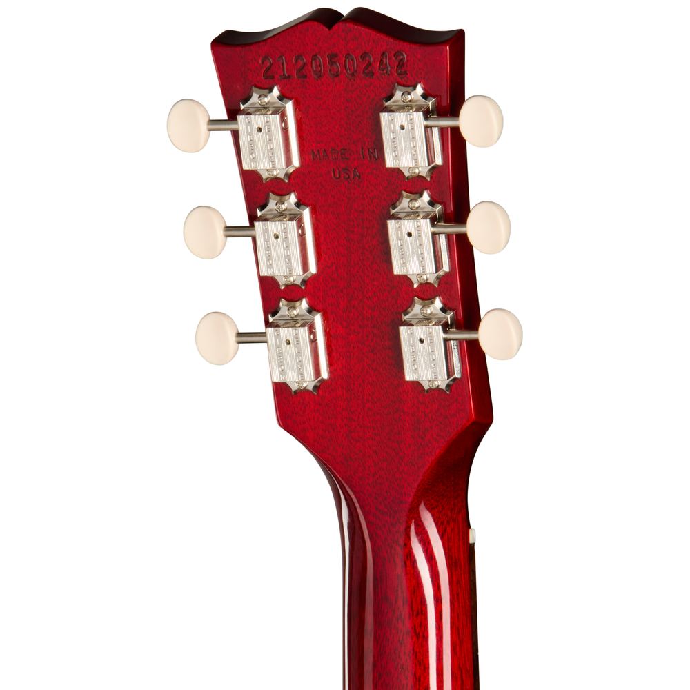 Gibson Les Paul Junior Double Cut - Black Pickguard - Vintage Cherry
