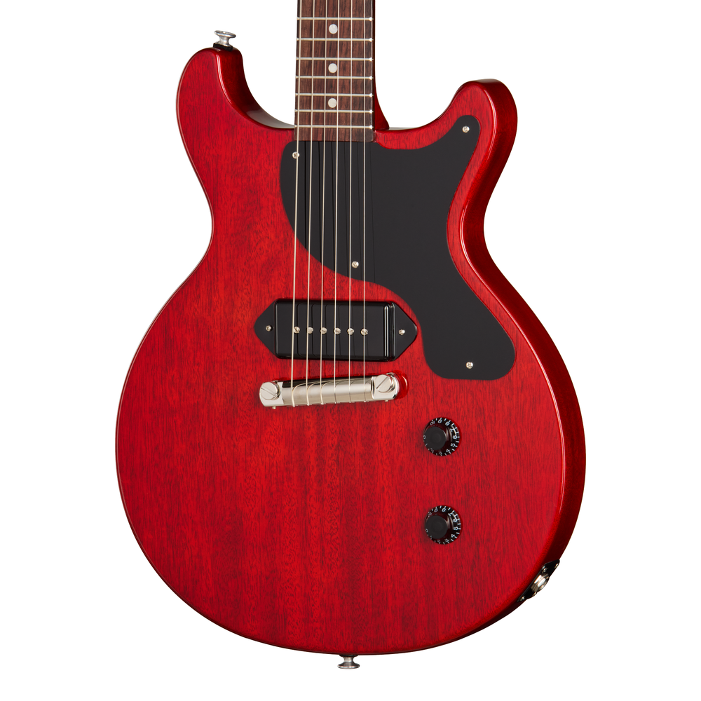 Gibson Les Paul Junior Double Cut - Black Pickguard - Vintage Cherry