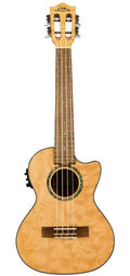Lanikai Quilted Maple Tenor Ukulele w/Polyfoam case & Pickup - Natural Stain Gloss Finish