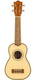 Lanikai Solid Spruce Top Series Soprano Ukulele w/Bag - Natural Satin Finish