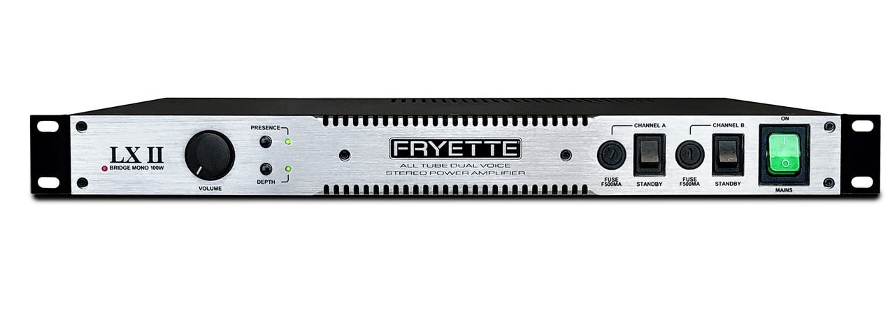 Fryette Amplification LX-II Stereo 50w Valve Power Amp Fryette Amplification LX-II Stereo 50w Valve Power Amp GL240S-240VAU