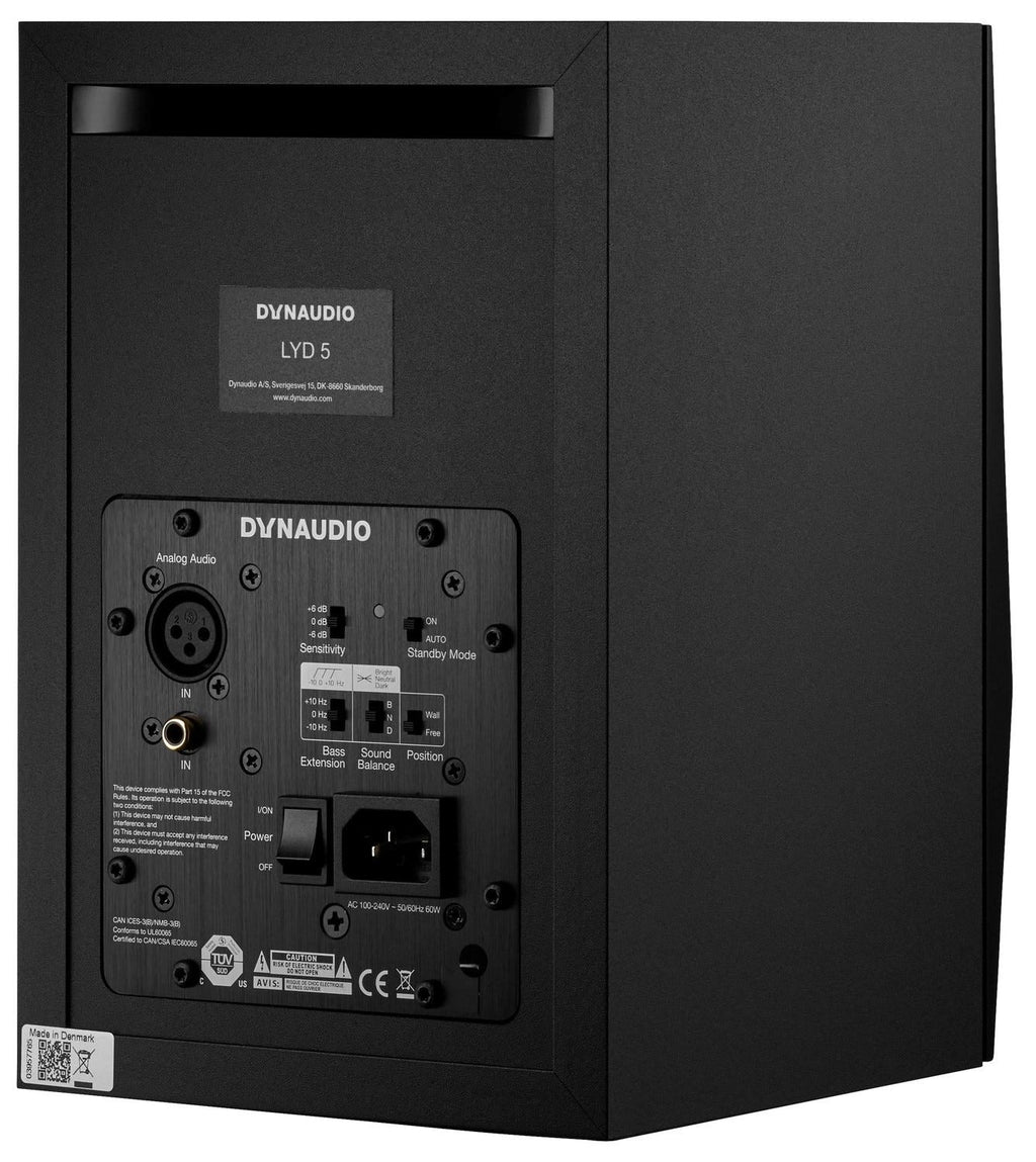 Dynaudio LYD5 5" Studio Monitor - Black (Single)