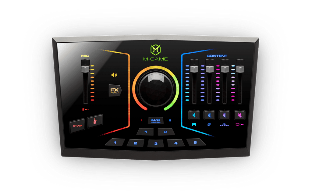 M-Game DUAL RGB USB Streaming Interface / Mixer
