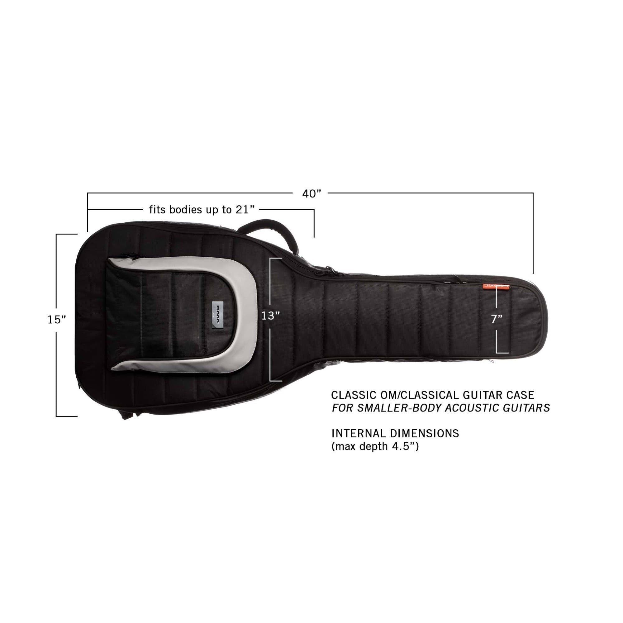 Mono M80 Classical / OM Acoustic Guitar Case - Black