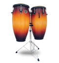 Latin Percussion LP Matador Custom Wood Conga Set - Vintage Sunburst (M846S-VSB)