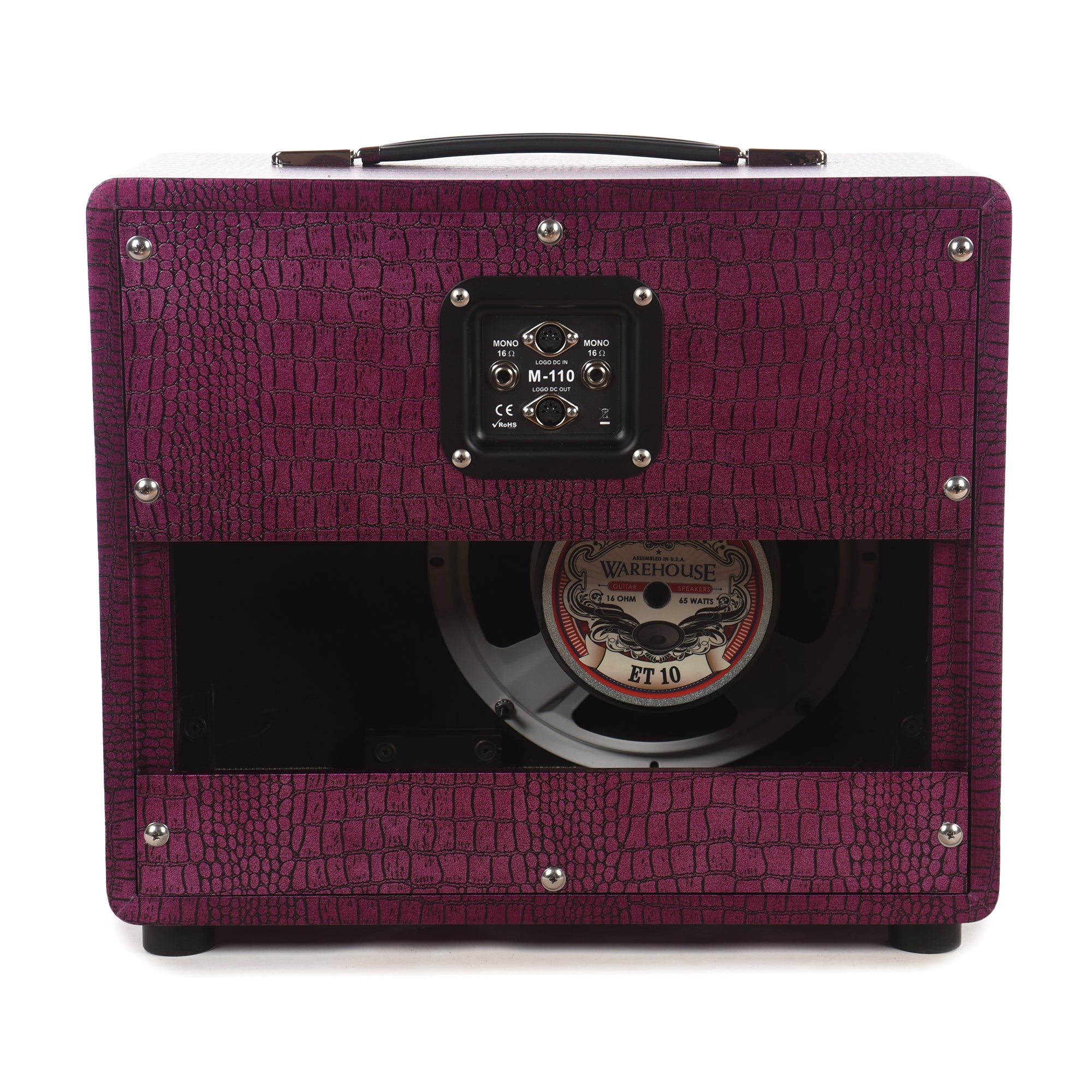 Magnatone Baby M-80 1x10 Ext Cabinet - Chrome Grape (Billy Gibbons Collection)