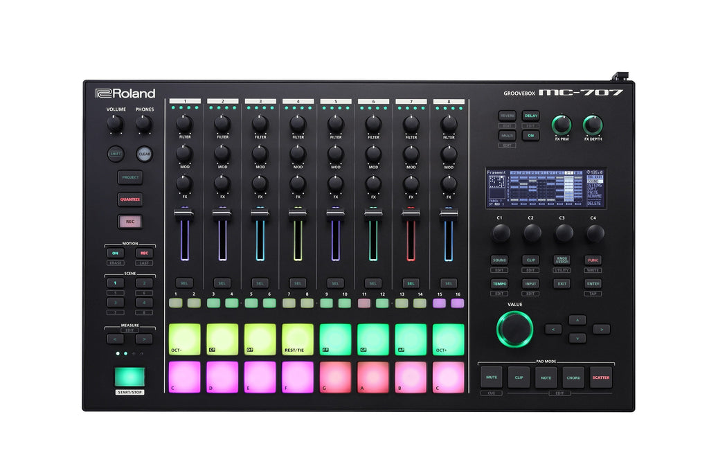 Roland MC-707 Groovebox Live Sequencer/Synth