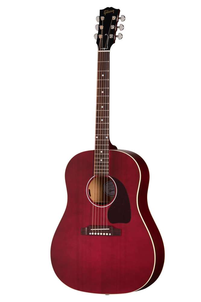 Gibson J45 Special Satin Acoustic Guitar - Wine Red