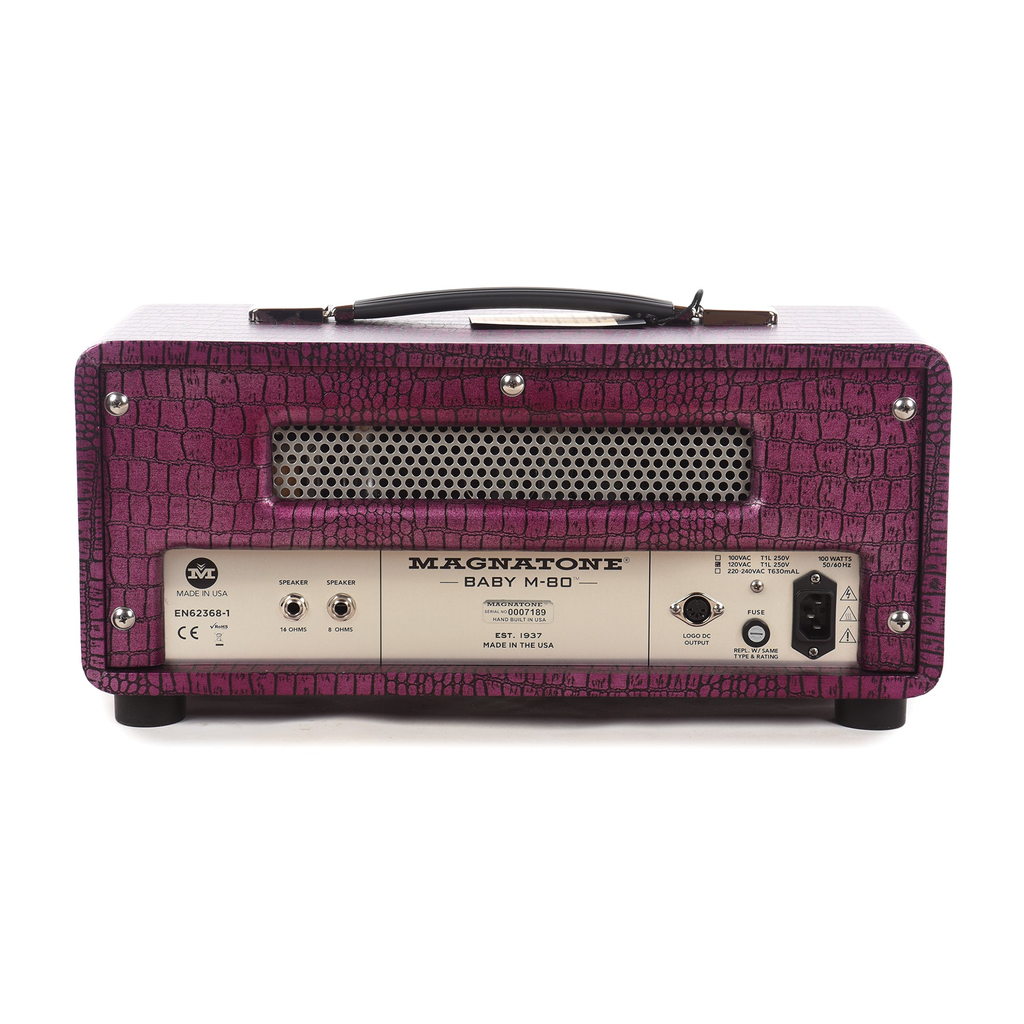 Magnatone Baby M-80 Head - Chrome Grape (Billy Gibbons Collection)