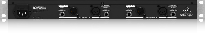 Behringer Ultragain PRO MIC2200 Preamp