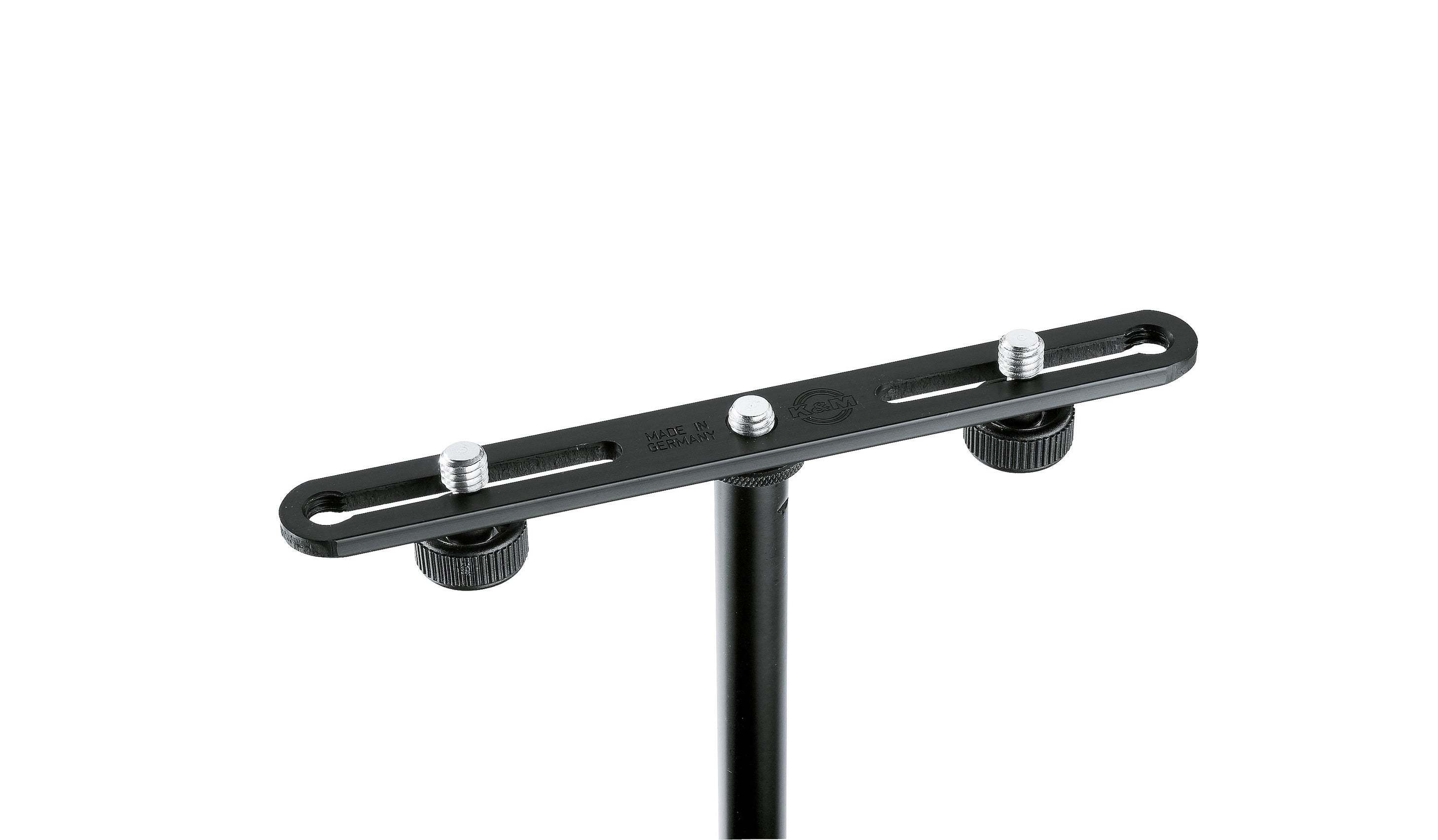 K&M Microphone Stereo Bar - Black (KM 23550)