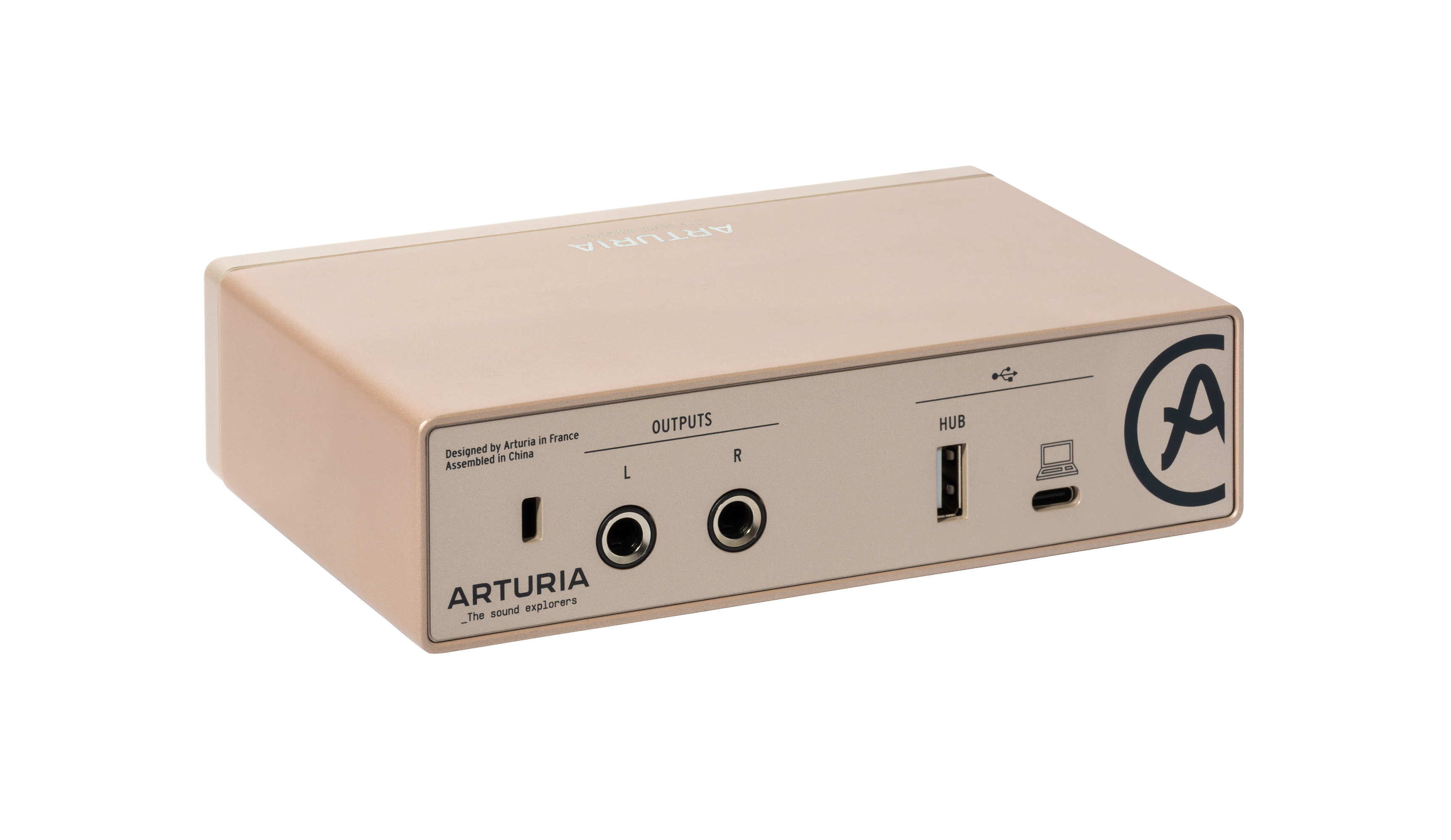 Arturia MiniFuse 1 Audio Interface - Champagne