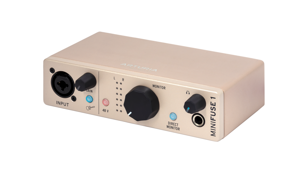 Arturia MiniFuse 1 Audio Interface - Champagne