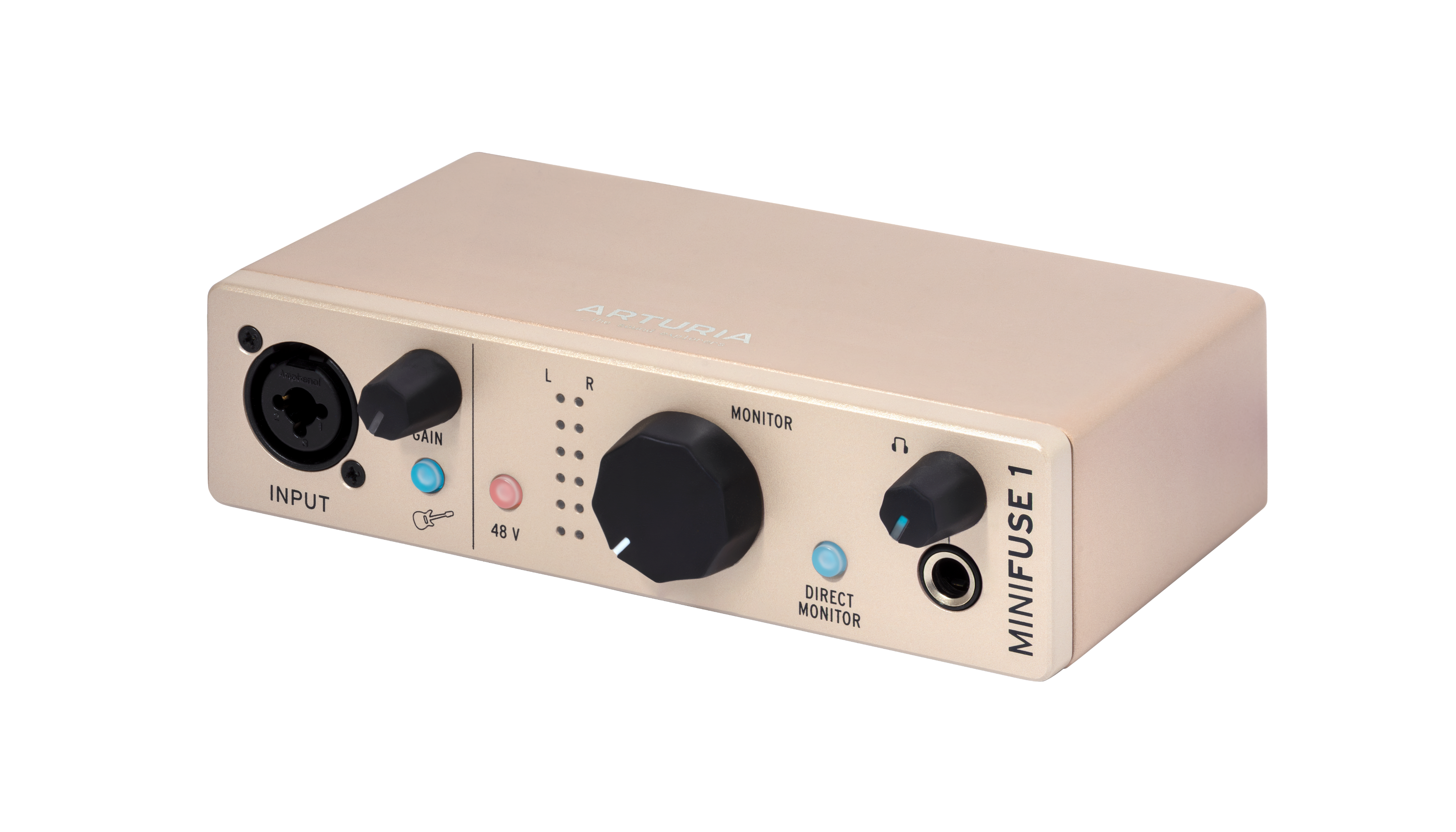 Arturia MiniFuse 1 Audio Interface - Champagne