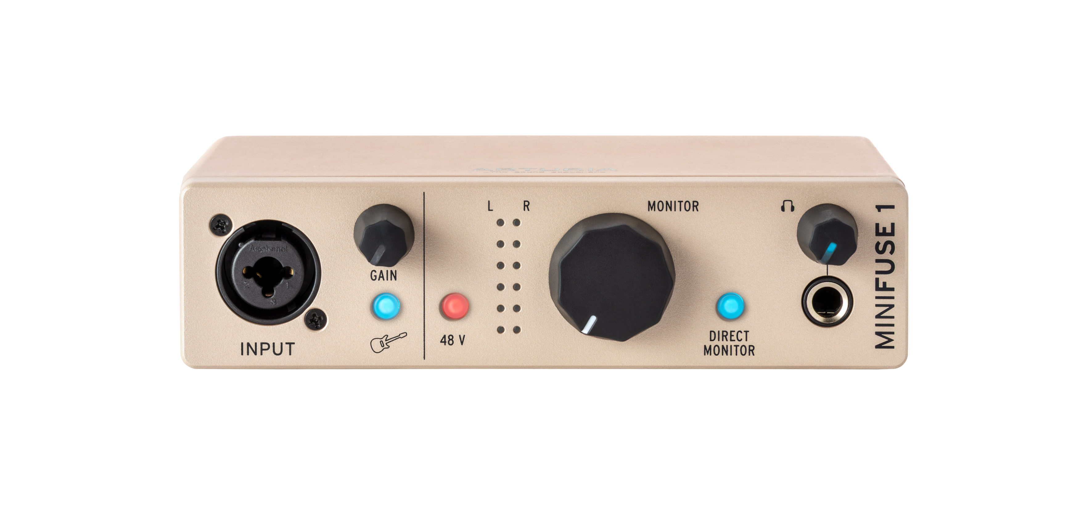 Arturia MiniFuse 1 Audio Interface - Champagne