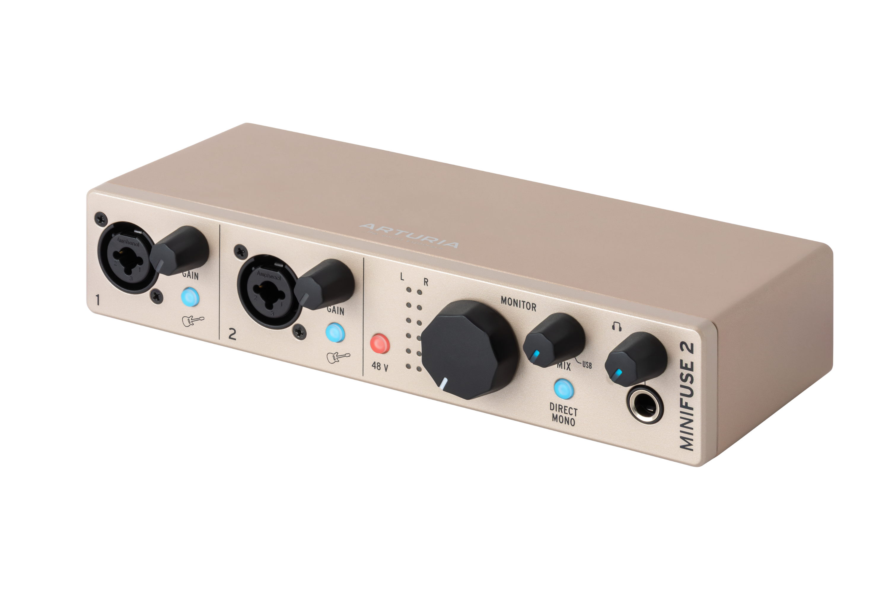Arturia MiniFuse 2 Audio Interface - Champagne