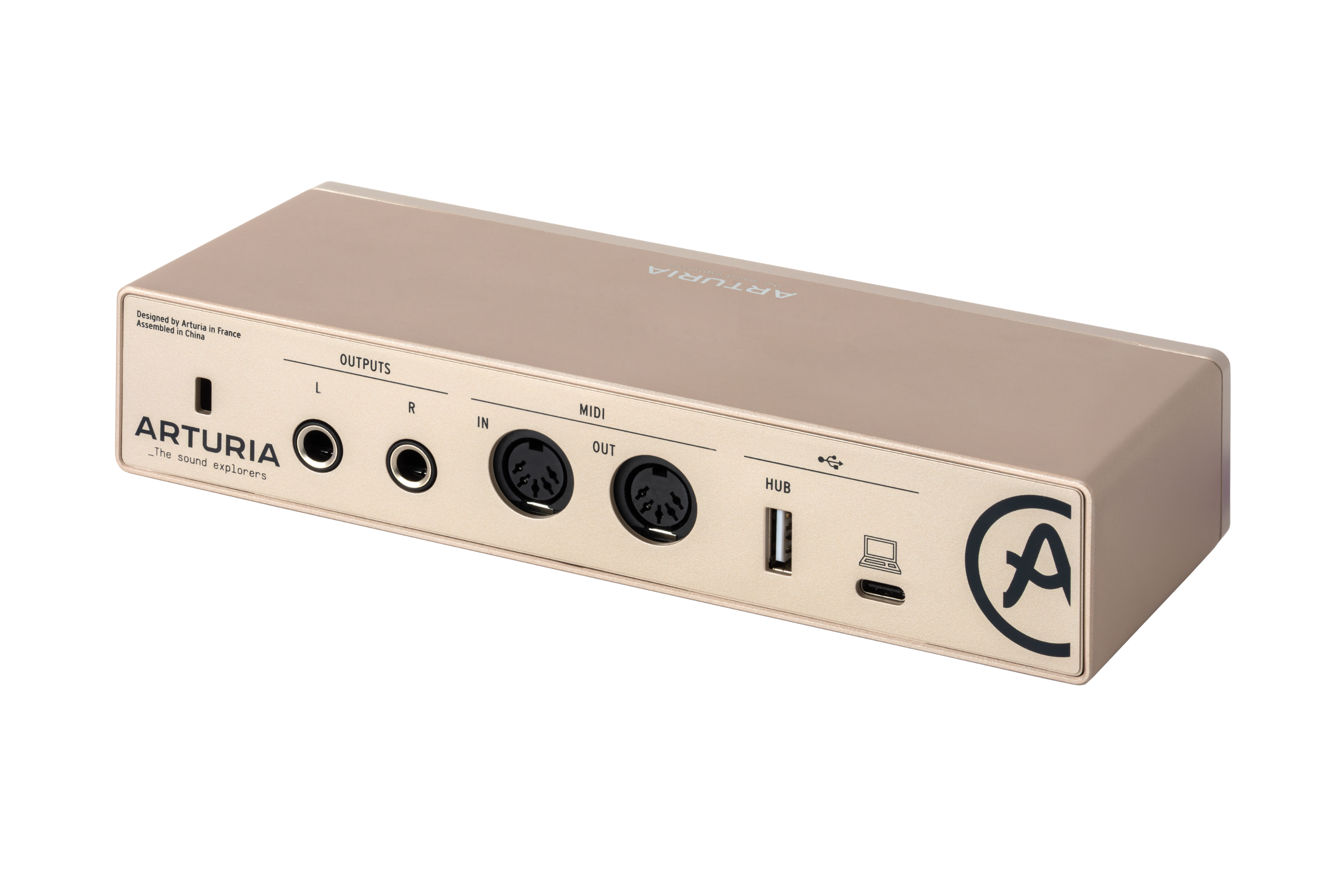 Arturia MiniFuse 2 Audio Interface - Champagne