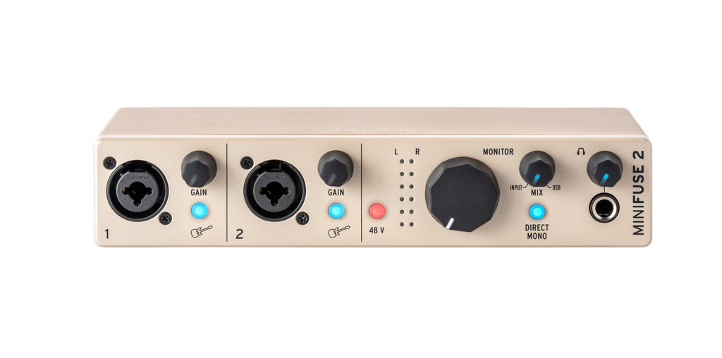 Arturia MiniFuse 2 Audio Interface - Champagne