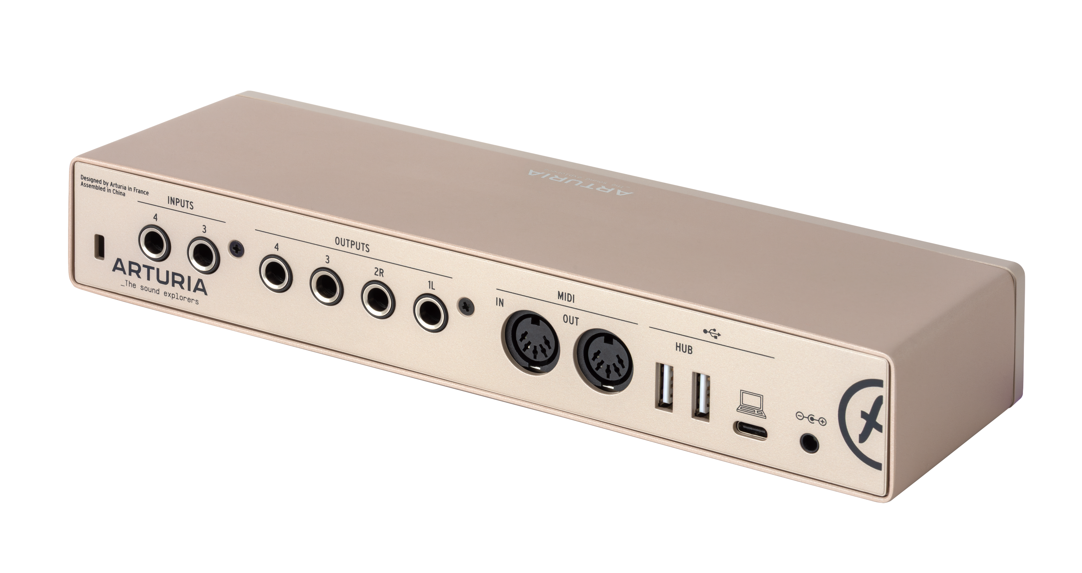 Arturia MiniFuse4 4x4 USB 2.0 Audio Interface - Champagne