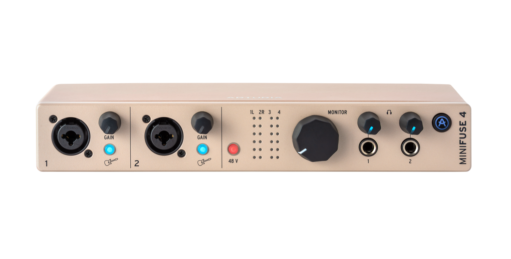 Arturia MiniFuse4 4x4 USB 2.0 Audio Interface - Champagne
