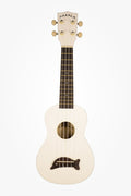 Kala Makala Dolphin Series Soprano Ukulele - Pearl White