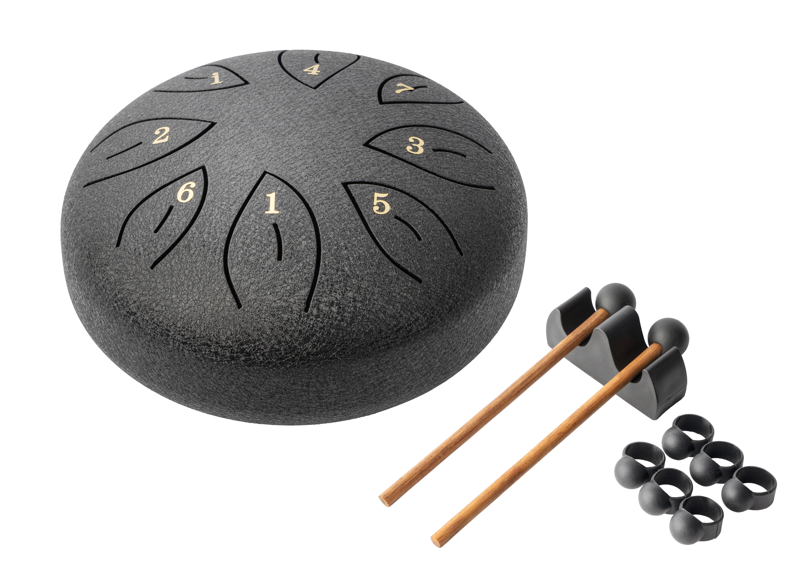 Mano Percussion MPC36BK 6" Tongue Drum - Black