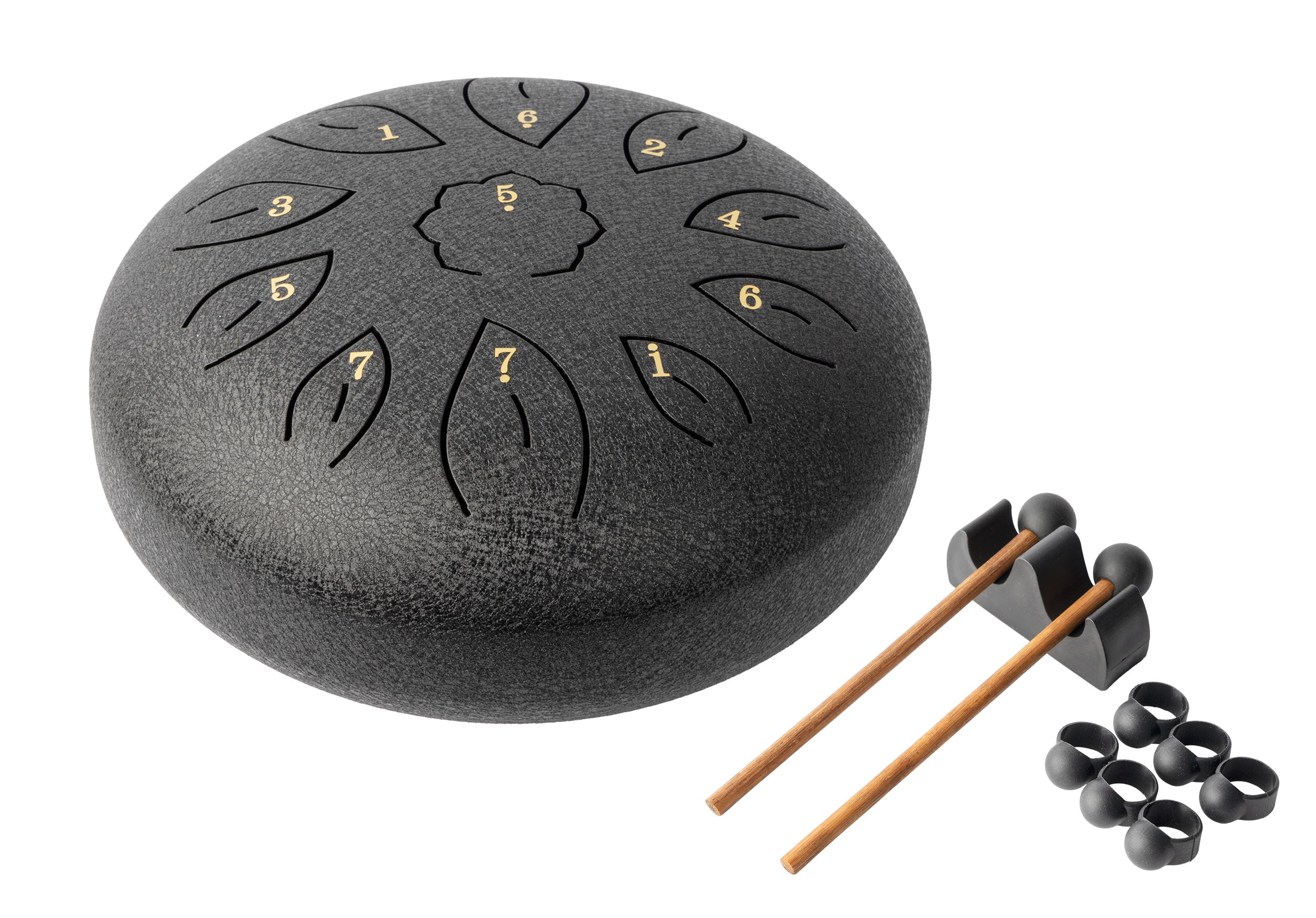 Mano Percussion MPC38BK 8" Tongue Drum - Black