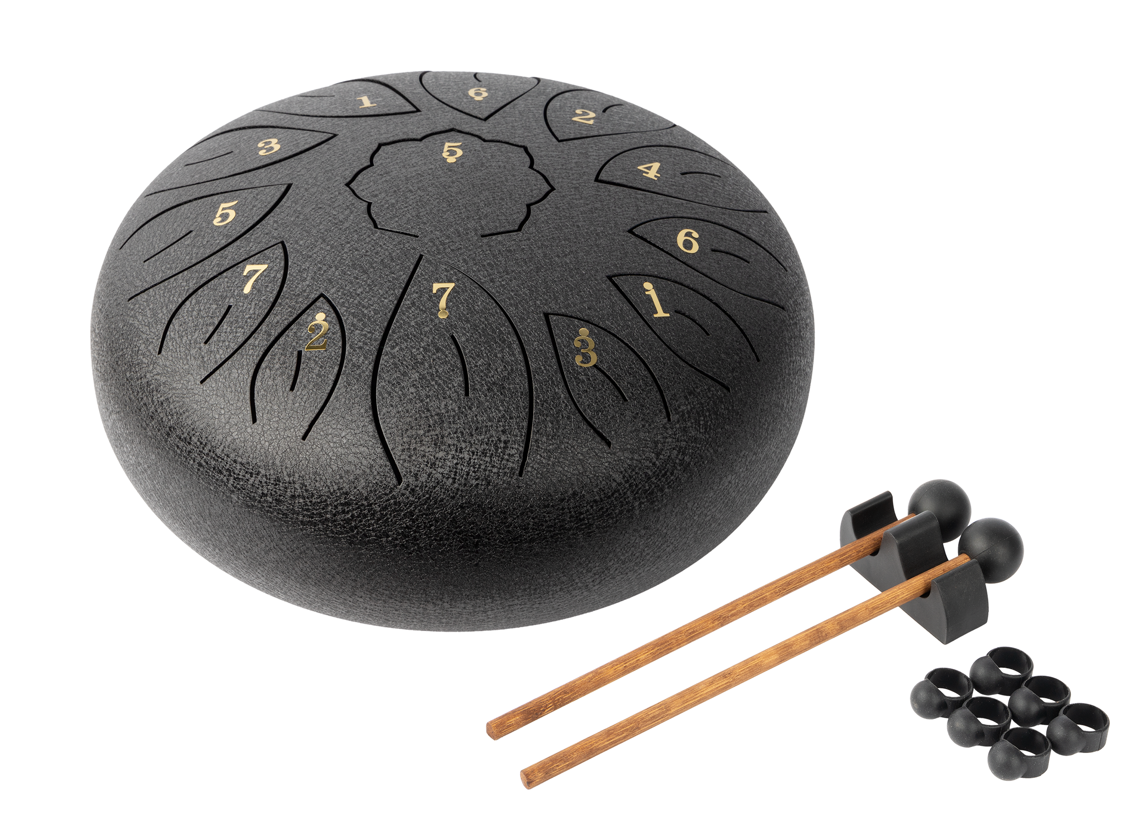 Mano Percussion MPC40BK 10" Tongue Drum - Black