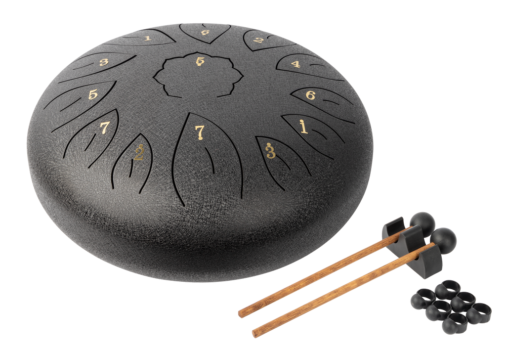 Mano Percussion MPC42BK 12" Tongue Drum - Black