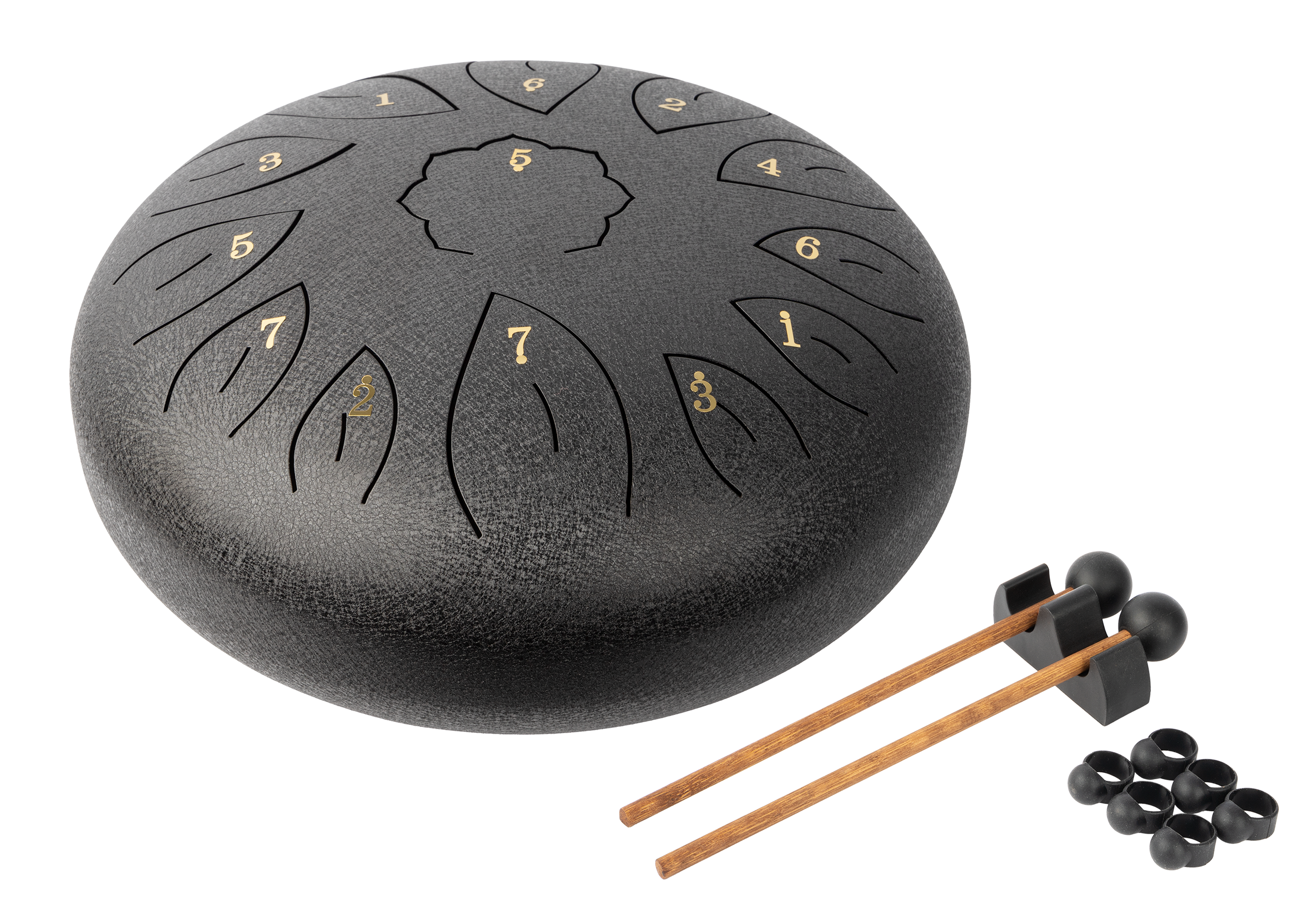 Mano Percussion MPC42BK 12" Tongue Drum - Black