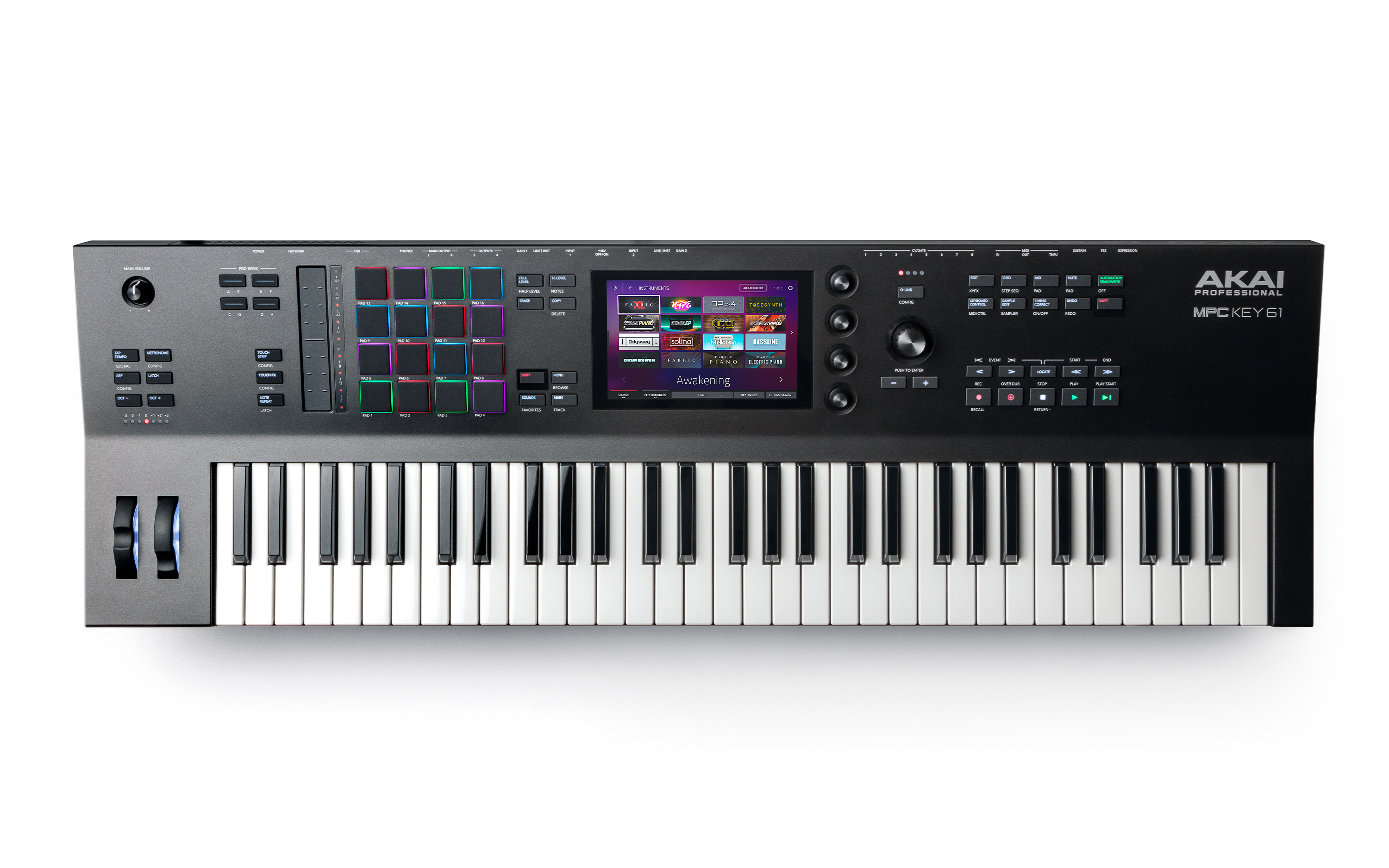 AKAI Professional MPC KEY 61 Standalone MPC Synth Keyboard