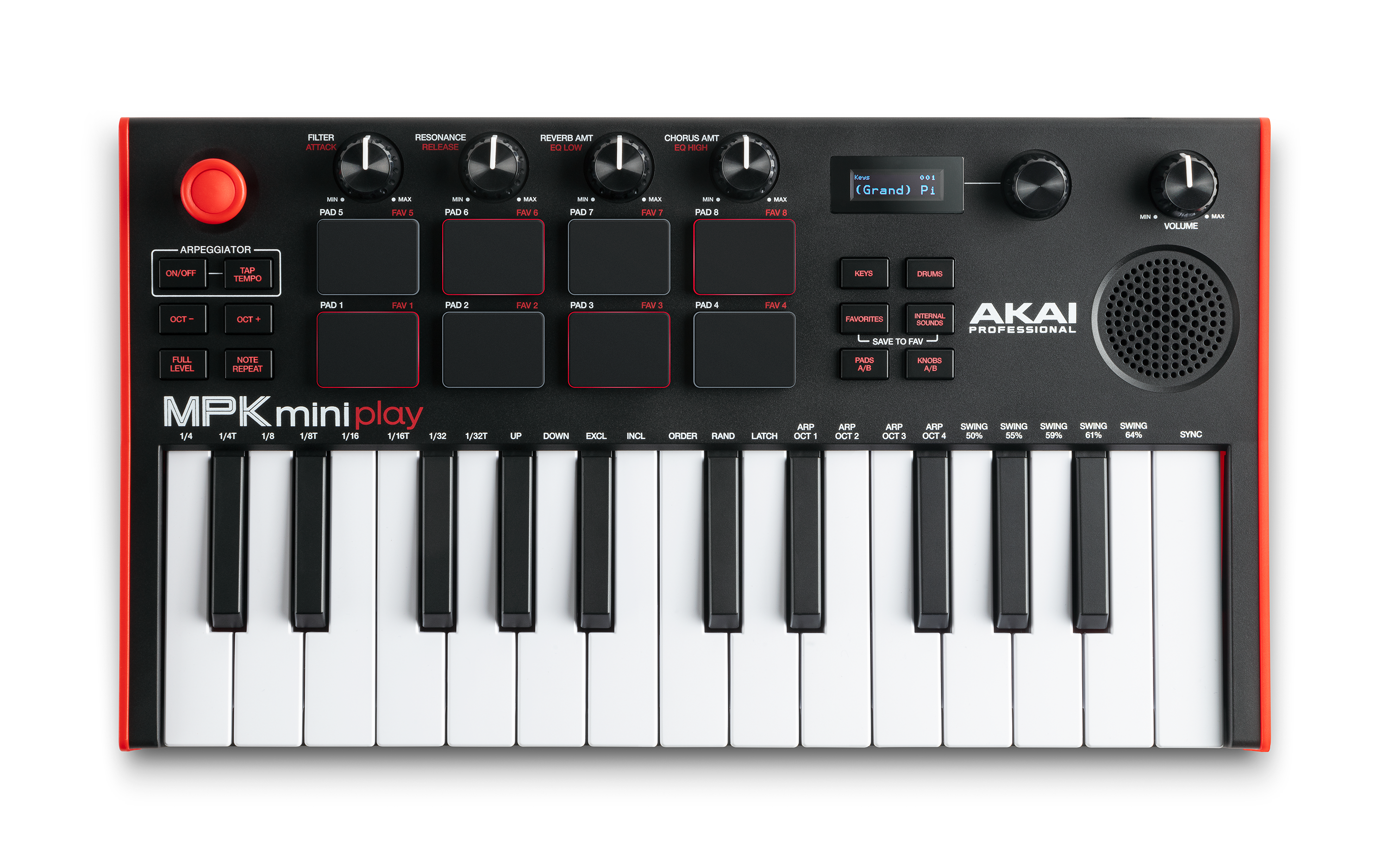AKAI MPK Mini Play 3 Controller Keyboard w/Built in Speaker