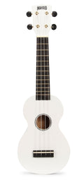 Mahalo Rainbow Series Soprano Ukulele - White (MR1WT)