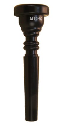 Mutec Polymer Trumpet Mouthpiece - 5C - Black (MTC5CBL)