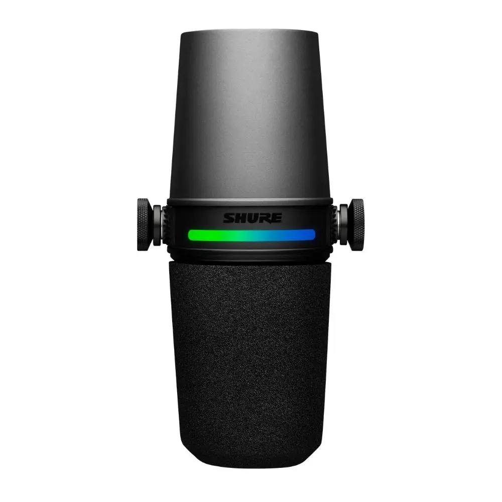 Shure MV7i USB Smart Microphone w/XLR + Headphone Connectivity
