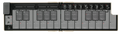 Korg NanoKey Fold 25 Key Foldable Midi Keyboard - Sand Beige