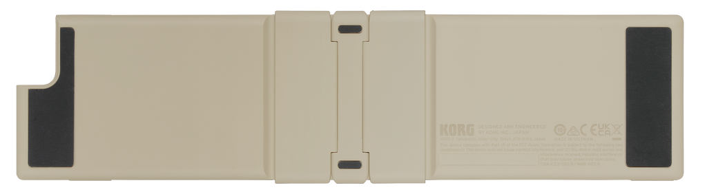 Korg NanoKey Fold 25 Key Foldable Midi Keyboard - Sand Beige