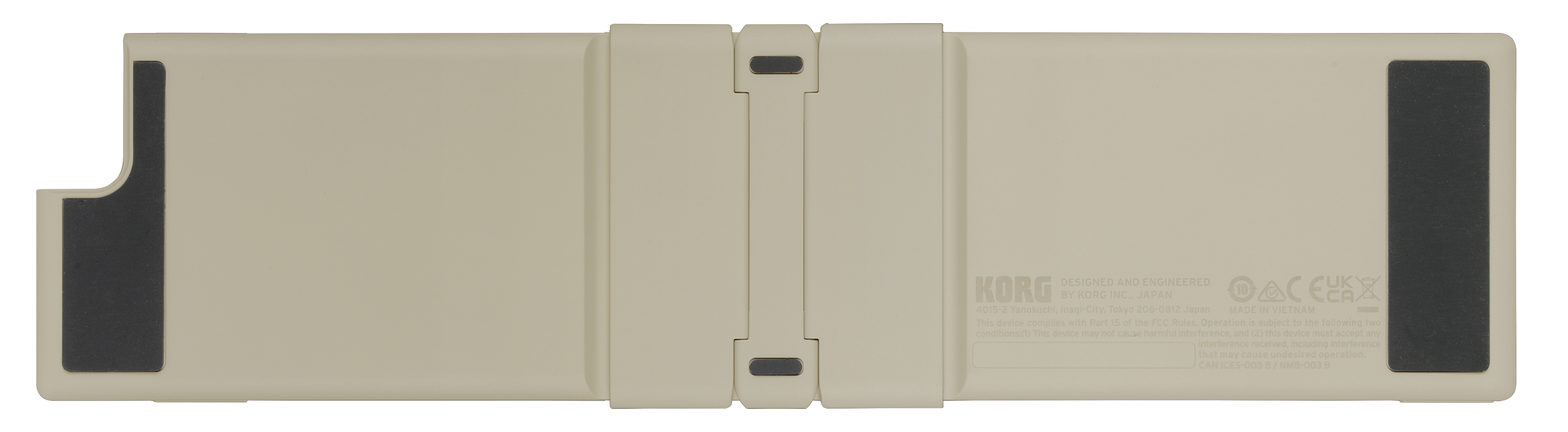 Korg NanoKey Fold 25 Key Foldable Midi Keyboard - Sand Beige