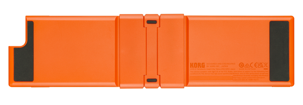 Korg NanoKey Fold 25 Key Foldable Midi Keyboard - Lava Orange