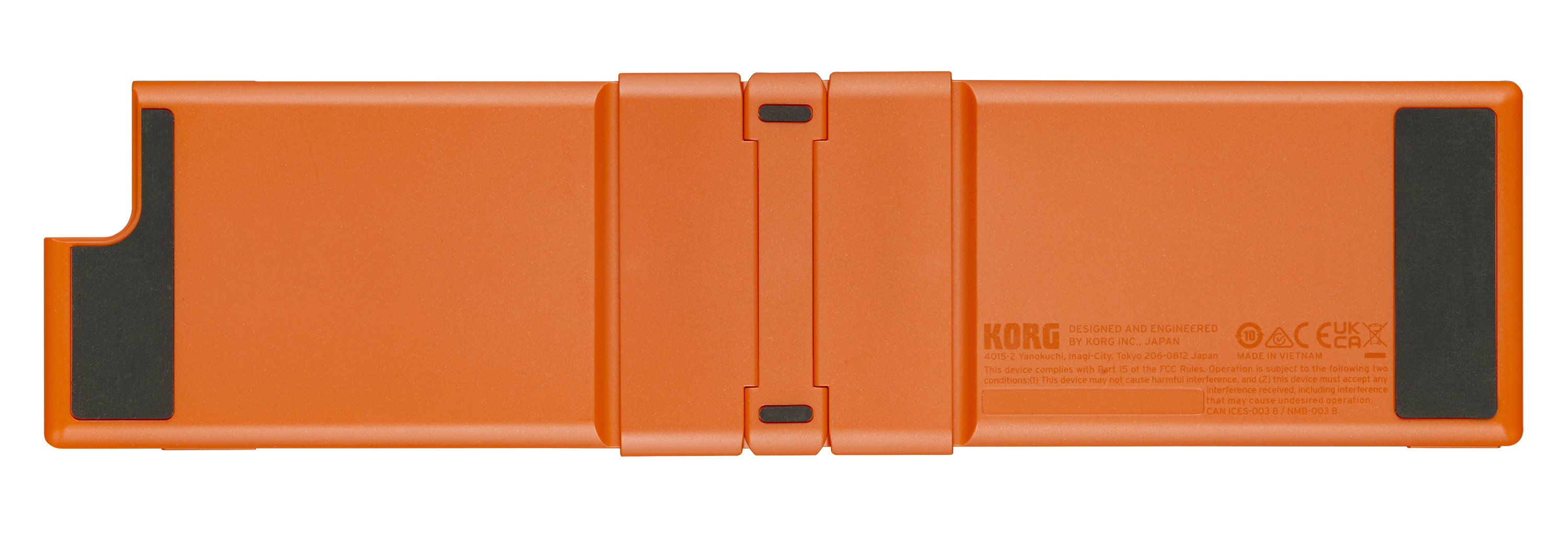 Korg NanoKey Fold 25 Key Foldable Midi Keyboard - Lava Orange