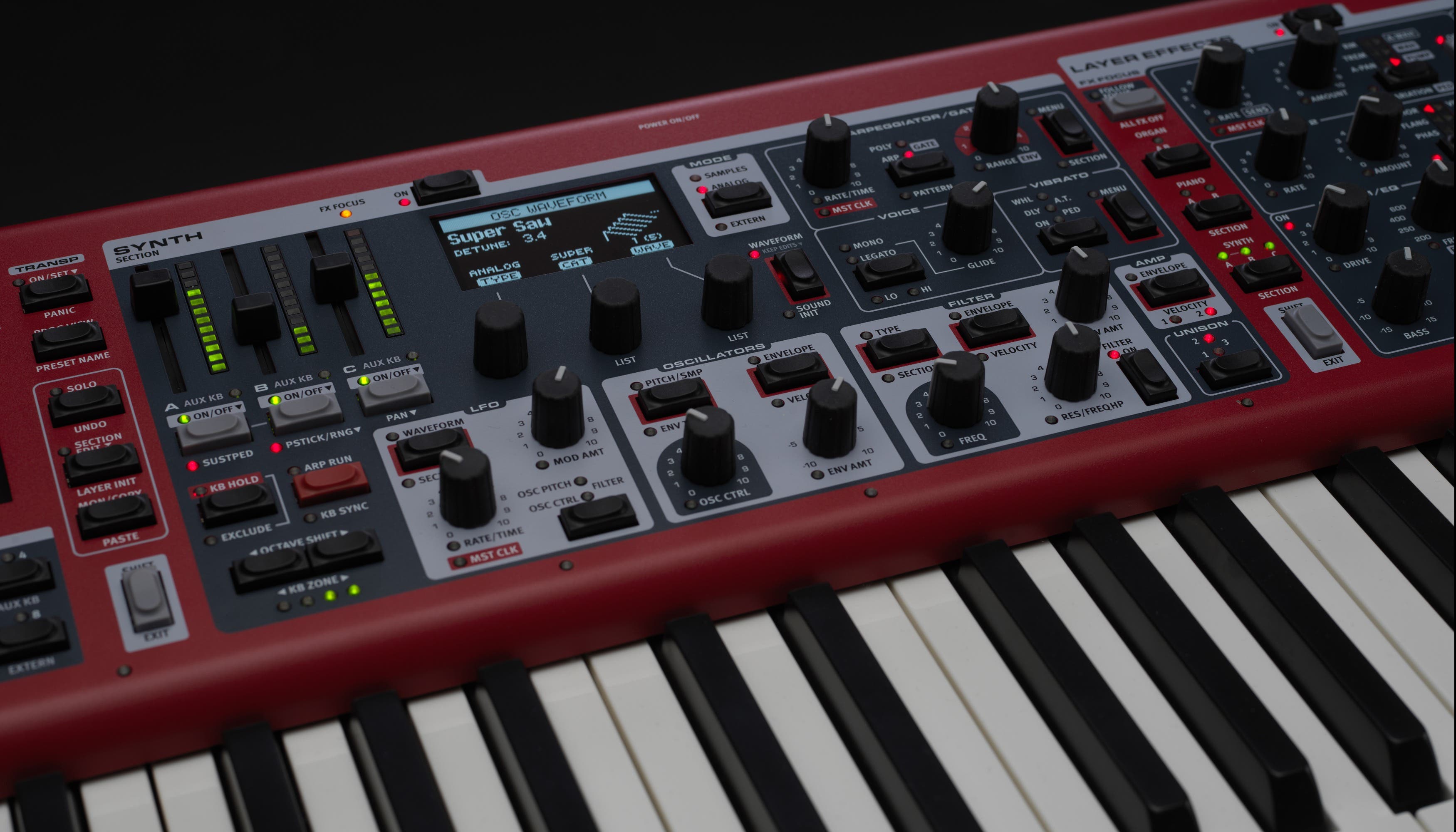 Nord Stage 4 73 Keyboard w/Weighted Keys