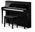Kawai Novus NV6 Hybrid Digital Piano w/Matching Bench - Polished Ebony