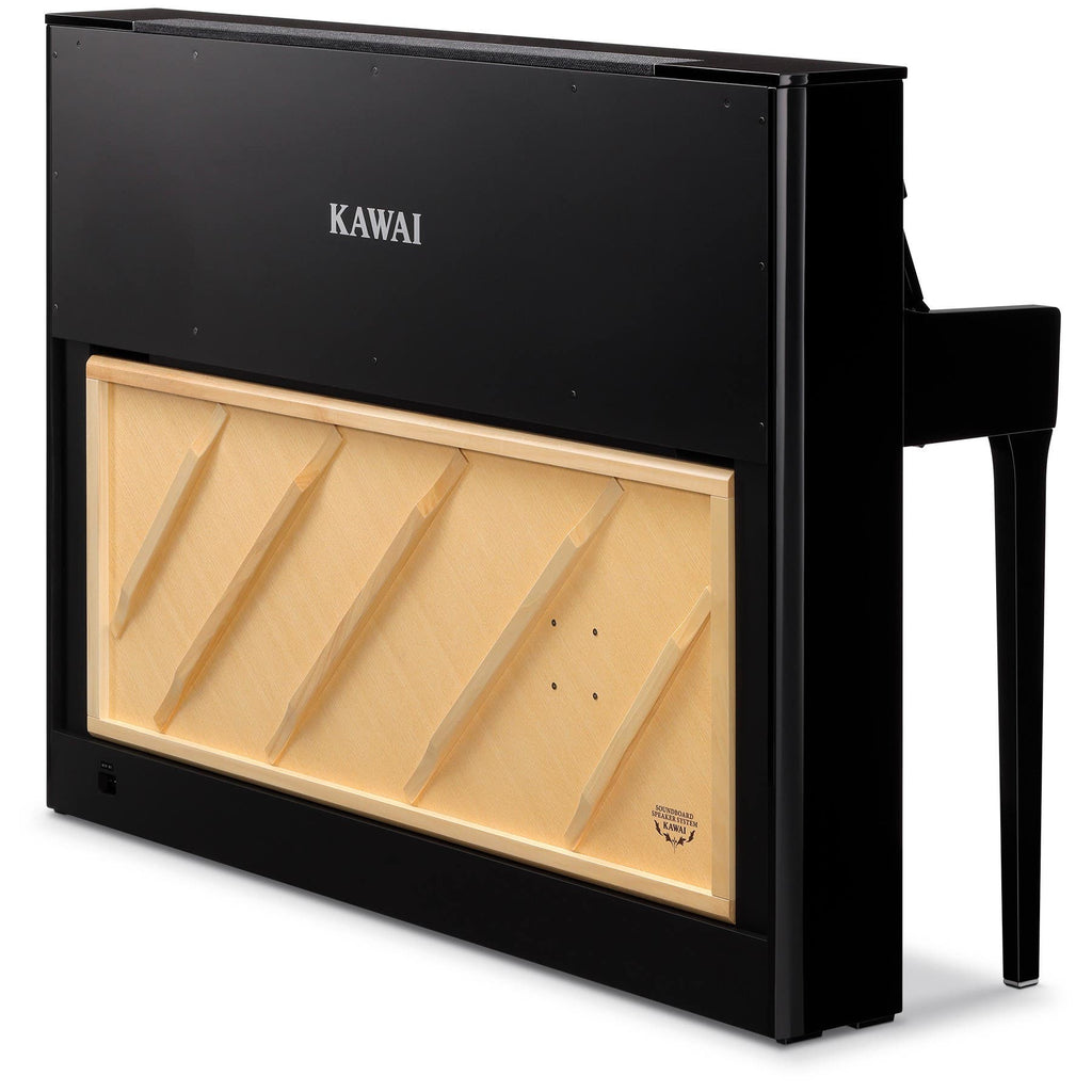 Kawai Novus NV6 Hybrid Digital Piano w/Matching Bench - Polished Ebony