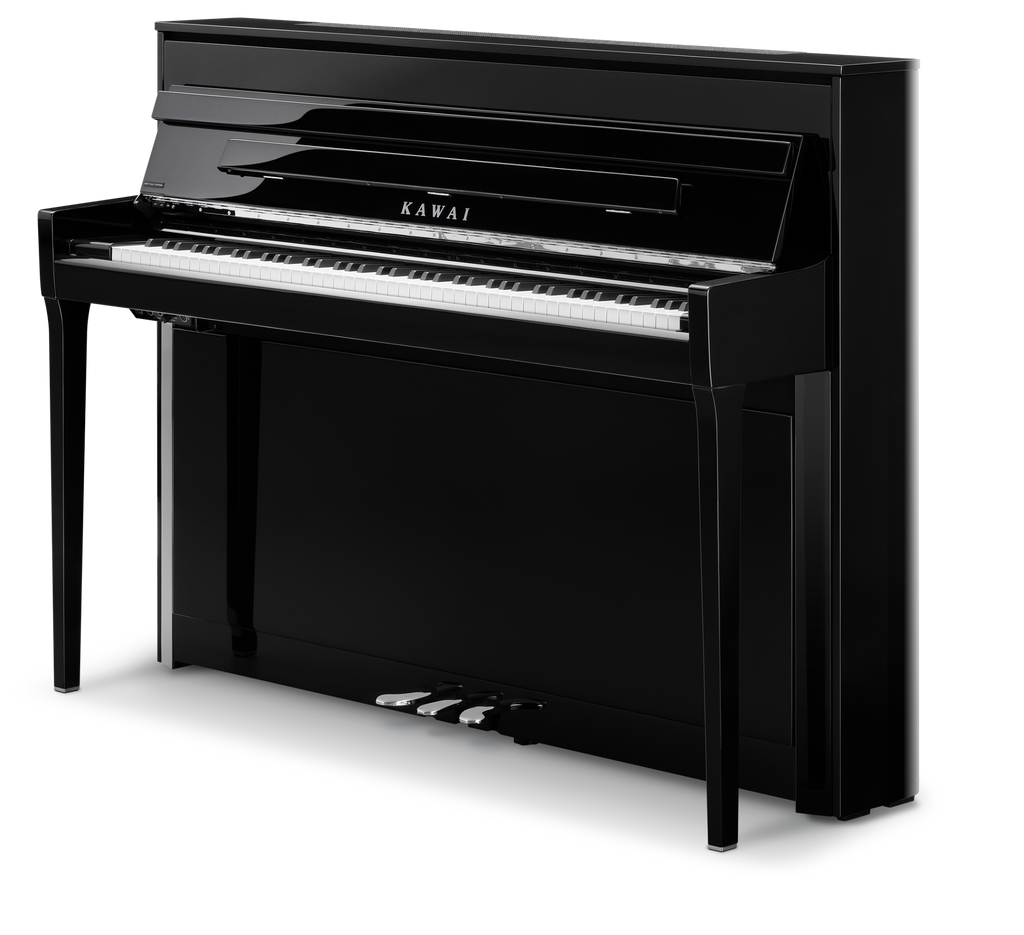 Kawai Novus NV6 Hybrid Digital Piano w/Matching Bench - Polished Ebony