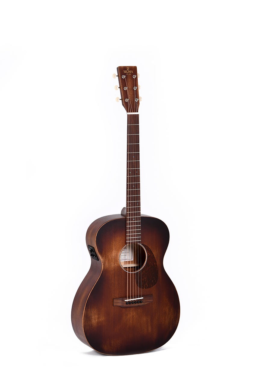 Sigma 000M-15E Aged 14-Fret Guitar - Mahogany
