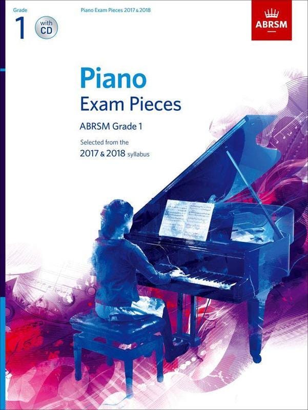 Abrsm Piano Exam Pieces Gr 1 2019-2020 Book/Cd