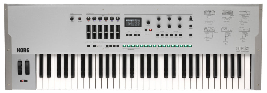 Korg OpSix SE 61-Key FM Synth w/Case - Platinum